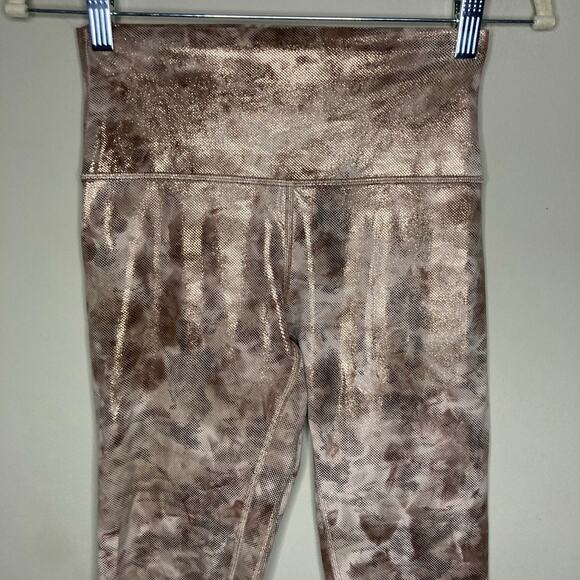 Lululemon Align High-Rise Pant Size 6 25" Shine Diamond Dye Misty Shell Cacao - Picture 3 of 16
